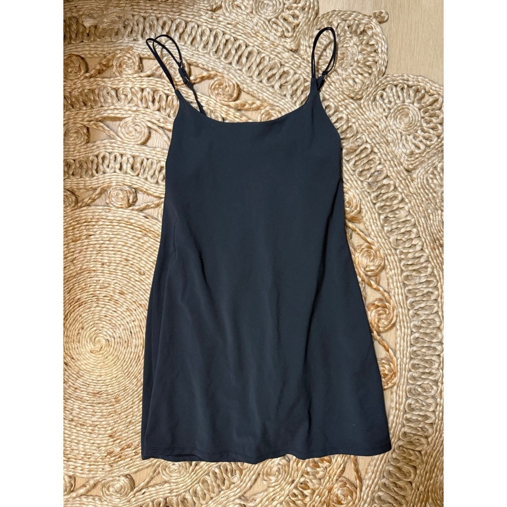 Abercrombie & Fitch Traveler Mini Dress Black Double Strap Activewear Womens XS